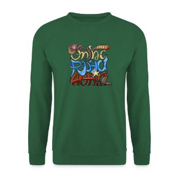 Wieder unterwegs - Wieder unterwegs - Kleidung, Geschenke - Unisex Pullover - Grün - Vorne