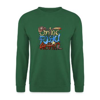 Wieder unterwegs - Wieder unterwegs - Kleidung, Geschenke - Unisex Pullover - Grün - Vorne