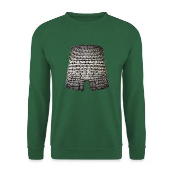 Antiker Steinmauerbogen - Unisex Pullover - Grün - Vorne