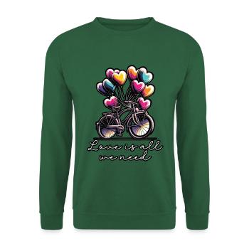 Songtexte Musikliebhaber Songwriter Musikfestival - Unisex Pullover - Grün - Vorne
