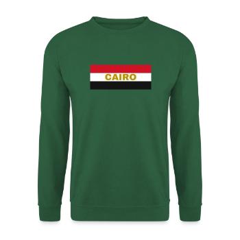 Cairo City in Egyptian Flag Colors - Unisex Sweatshirt - green - Front