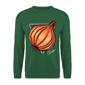 Trendy Onion Cool Gemüse Zwiebeln - Unisex Pullover - Grün - Vorne