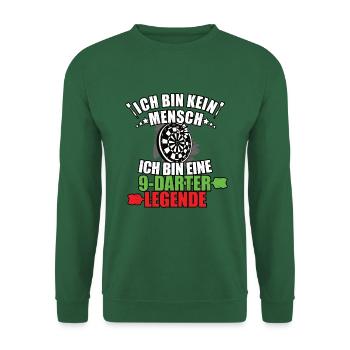 9Darter Legende - Unisex Pullover - Grün - Vorne