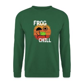 Frosch-Chill - Unisex Pullover - Grün - Vorne