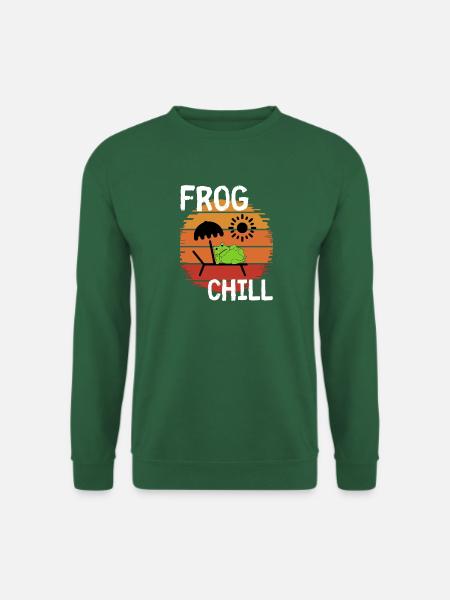 Frosch-Chill - Unisex Pullover - Grün