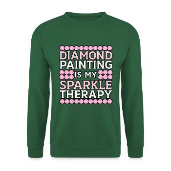 Diamantmalerei Handwerkszeug Diamantmaler - Unisex Pullover - Grün - Vorne