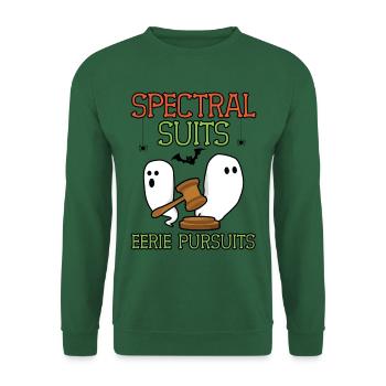Spektrale Anzüge Unheimliche Verfolgungen Anwalt H - Unisex Pullover - Grün - Vorne