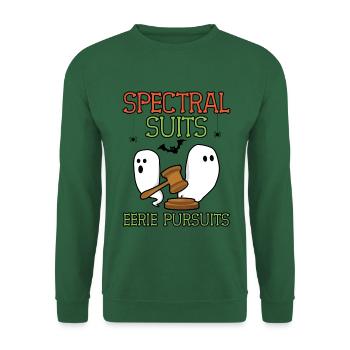 Spektrale Anzüge Unheimliche Verfolgungen Anwalt H - Unisex Pullover - Grün - Vorne