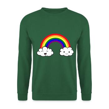 LGBT Rainbow - Unisex Pullover - Grün - Vorne
