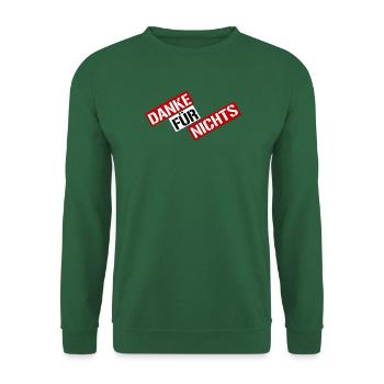 danke - Unisex Pullover - Grün - Vorne
