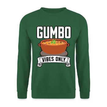 Gumbo-Liebhaber Foodie Louisiana Essen Cajun-Küche - Unisex Pullover - Grün - Vorne