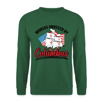 Von Kolumbus entdeckte Welten Indigene - Unisex Pullover - Grün - Vorne
