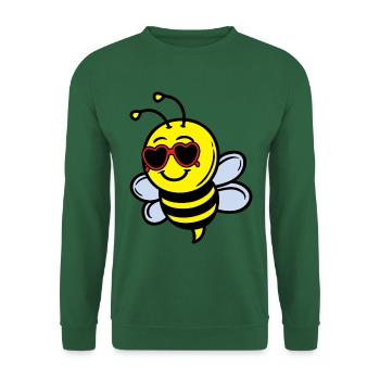 Biene Sumse - Imker Süße Bienen - Unisex Pullover - Grün - Vorne