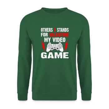 Gaming Videogame Motiv Computer Video Game Design - Unisex Pullover - Grün - Vorne