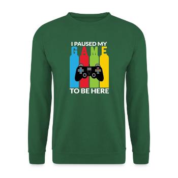My Hobby is Videogames Videospiel Computerspiel - Unisex Pullover - Grün - Vorne