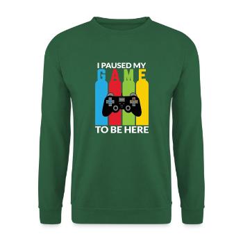 My Hobby is Videogames Videospiel Computerspiel - Unisex Pullover - Grün - Vorne