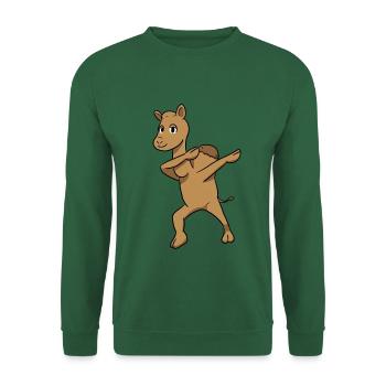 Dab Camel - Unisex Pullover - Grün - Vorne