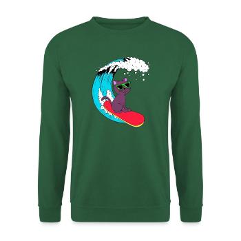 Surfer - Unisex Pullover - Grün - Vorne