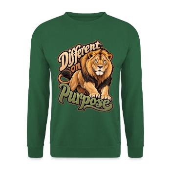 Asiatischer Löwe - Unisex Pullover - Grün - Vorne