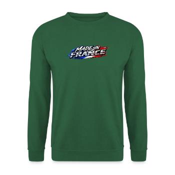 Hergestellt in Frankreich - Unisex Pullover - Grün - Vorne