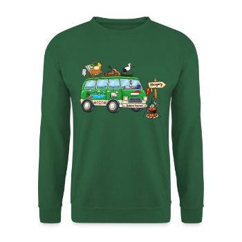 Ungarn Camper Wohnmobil - Unisex Pullover - Grün - Vorne