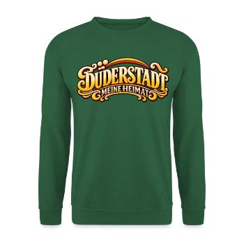 Duderstadt Meine Heimat – Retro Schriftzug - Unisex Pullover - Grün - Vorne
