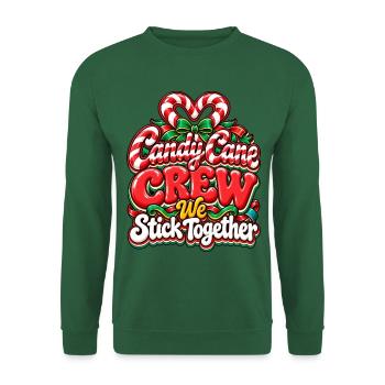 Candy Cane Crew – We Stick Together - Unisex Pullover - Grün - Vorne