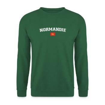 Normandy T-Shirt Humorgeschenk - Unisex Pullover - Grün - Vorne