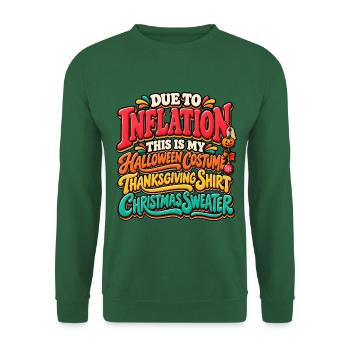 Inflation Holiday Mashup Shirt - Unisex Pullover - Grün - Vorne