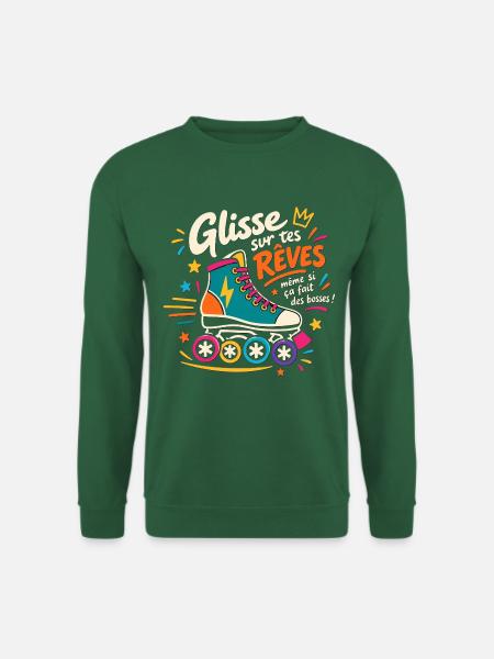 Skate & Shine - Unisex Pullover - Grün