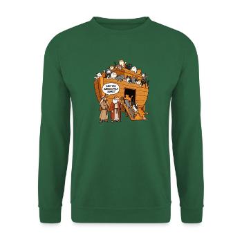 Katzenarche Noahs Arche - Unisex Pullover - Grün - Vorne