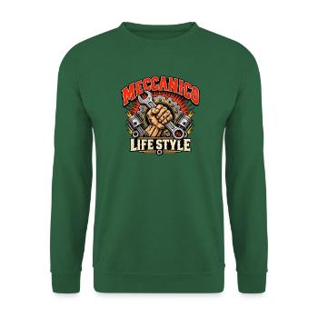 Mechanischer Lebensstil - Unisex Pullover - Grün - Vorne