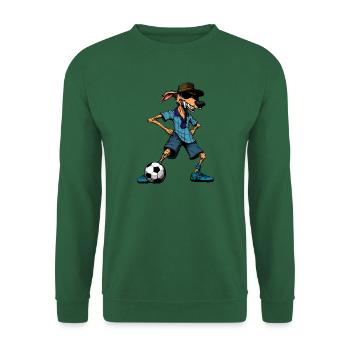 Australian Shepherd Fussball / Hund - Unisex Pullover - Grün - Vorne