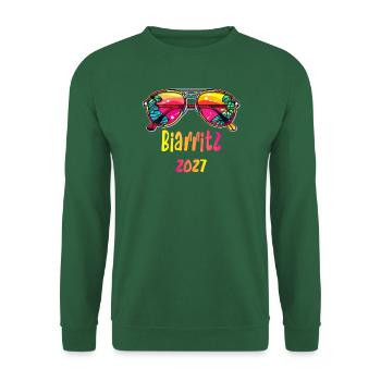 Biamritz 2027 Tropen Sonnenbrille - Unisex Pullover - Grün - Vorne