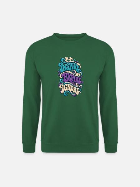 Einatmen. Ausatmen. Ignorieren. - Unisex Pullover - Grün