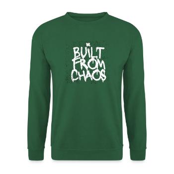 Aus Chaos gebaut - Unisex Pullover - Grün - Vorne