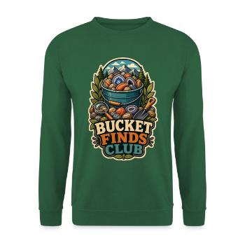 BUCKET FINDS CLUB - Unisex Pullover - Grün - Vorne