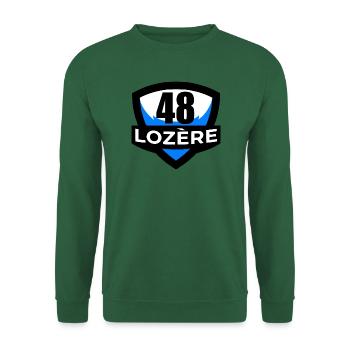 48 Lozère - Unisex Pullover - Grün - Vorne