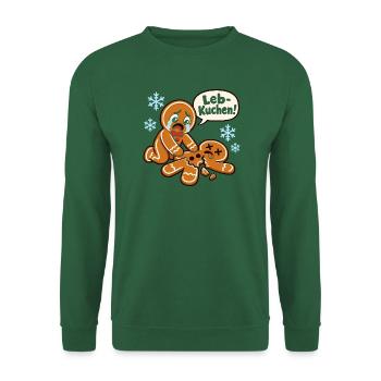 Leb-Kuchen! – Vorweihnachtszeit - Unisex Pullover - Grün - Vorne