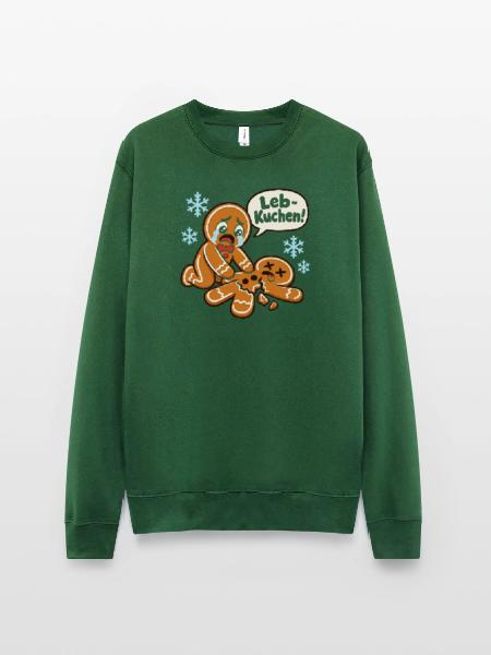 Leb-Kuchen! – Vorweihnachtszeit - Unisex Pullover - Grün - Vorne