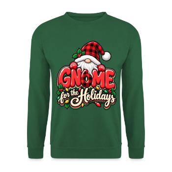 Gnom für die Holidays - Unisex Pullover - Grün - Vorne