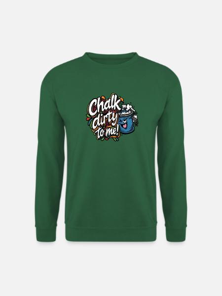 Chalk_Dirty_Too - Unisex Pullover - Grün