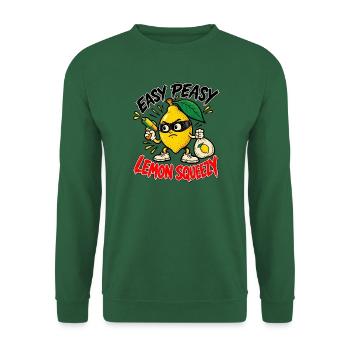 Easy Peasy Lemon Squeezy – Freche Zitrone - Unisex Pullover - Grün - Vorne