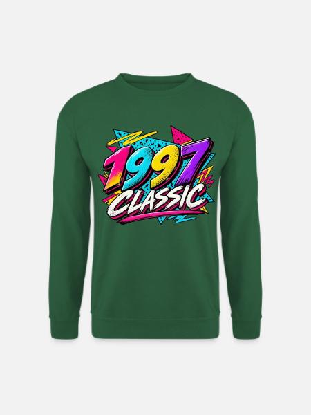 1997 Classic Neon Retro - Unisex Pullover - Grün