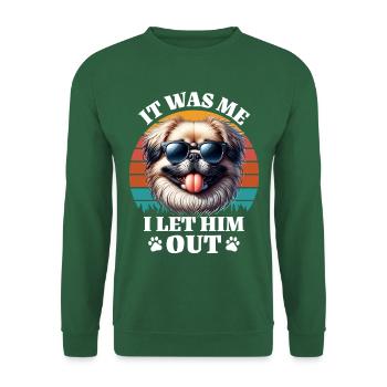 Lustige Pekinese Sprüche - Unisex Pullover - Grün - Vorne