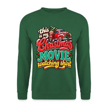 Weihnachtsfilm Retro Truck Shirt - Unisex Pullover - Grün - Vorne