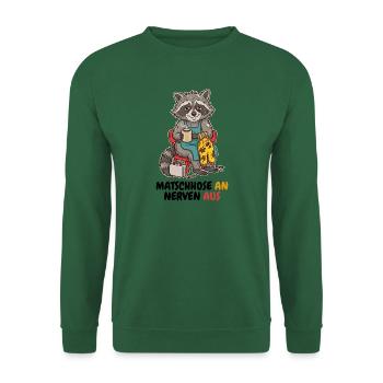 Erzieherin Kita – Matschhose an, Nerven aus - Unisex Pullover - Grün - Vorne