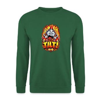 Tilt! Pinball Multiball  - Unisex Pullover - Grün - Vorne