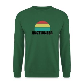 Auktionator Retro Style - Unisex Pullover - Grün - Vorne