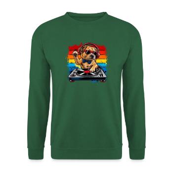 Paw DJ Rainbow Beat - Unisex Pullover - Grün - Vorne